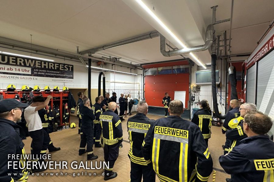 Ausbildung mit der Feuerwehr Mittenwalde